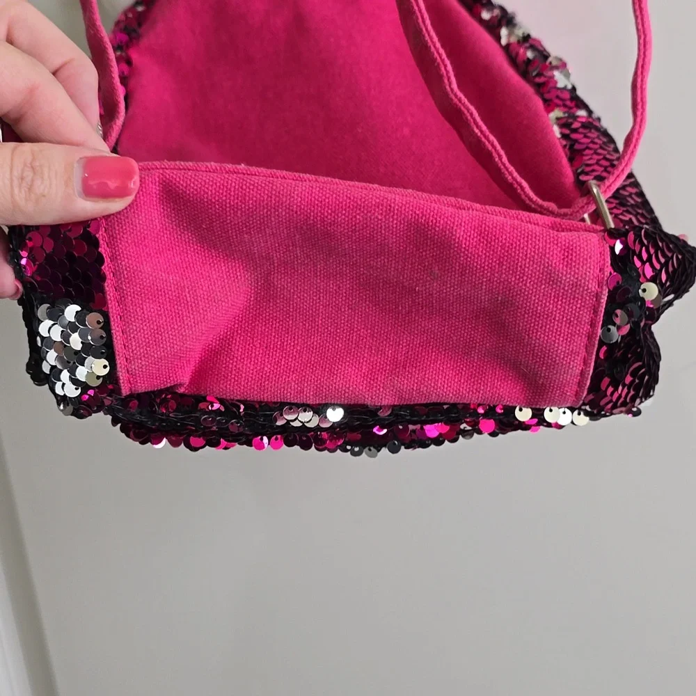 Cat‎ & Jack pink flip sequin unicorn 🦄 backpack